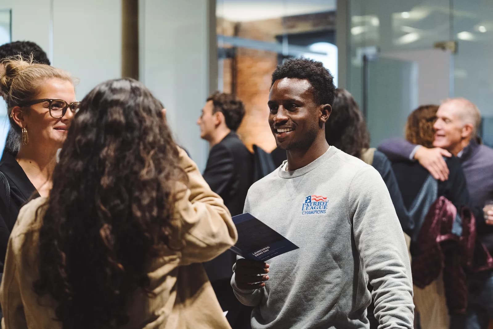 Launchpad founders meeting during demo day